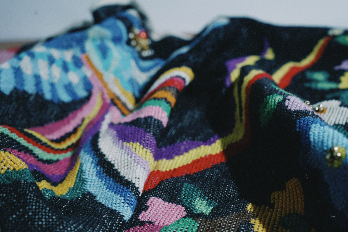 Wall Hanger Vintage (Handstitched)